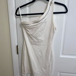 White Superdown dress